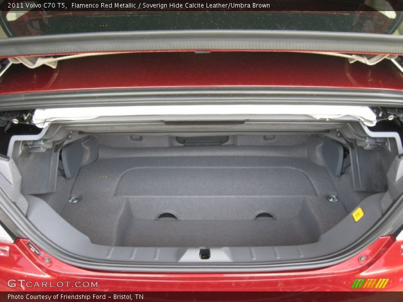 Flamenco Red Metallic / Soverign Hide Calcite Leather/Umbra Brown 2011 Volvo C70 T5