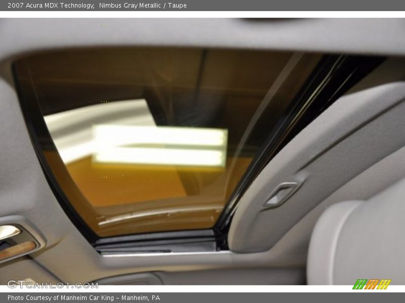 Nimbus Gray Metallic / Taupe 2007 Acura MDX Technology