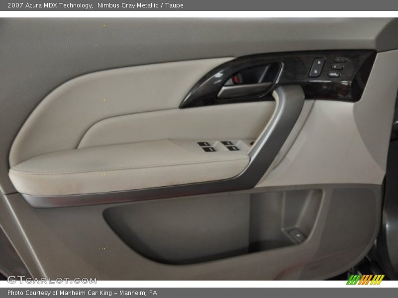 Nimbus Gray Metallic / Taupe 2007 Acura MDX Technology