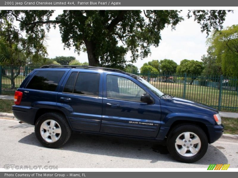 Patriot Blue Pearl / Agate 2001 Jeep Grand Cherokee Limited 4x4