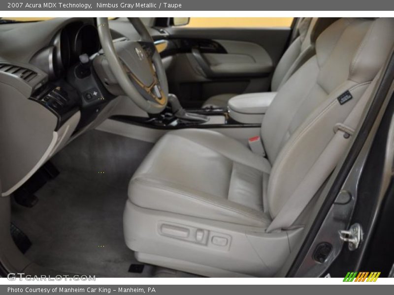 Nimbus Gray Metallic / Taupe 2007 Acura MDX Technology