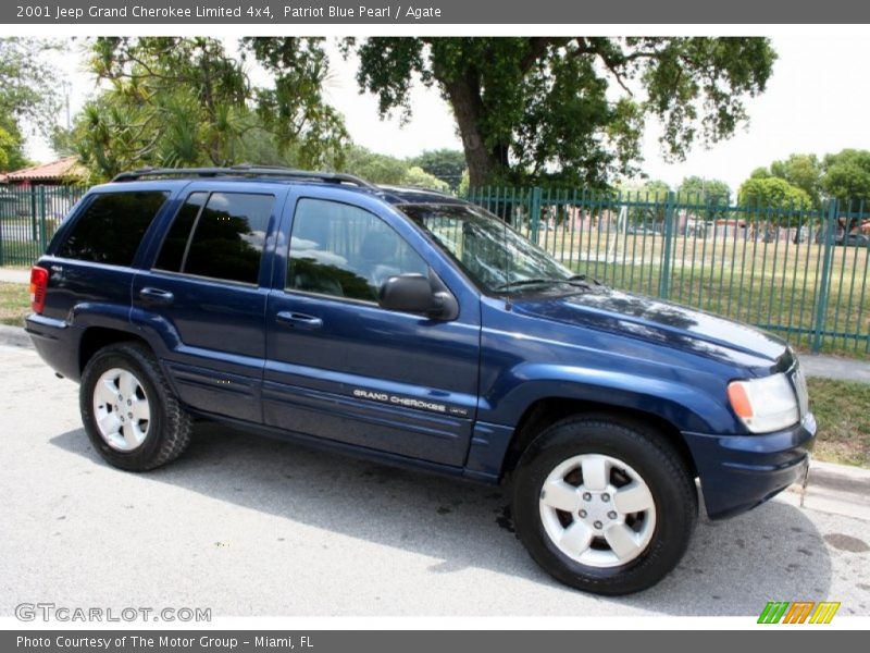 Patriot Blue Pearl / Agate 2001 Jeep Grand Cherokee Limited 4x4