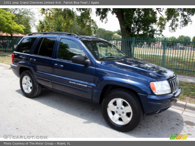 Patriot Blue Pearl / Agate 2001 Jeep Grand Cherokee Limited 4x4