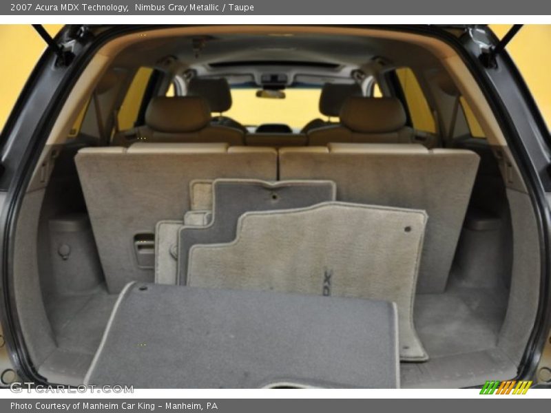 Nimbus Gray Metallic / Taupe 2007 Acura MDX Technology