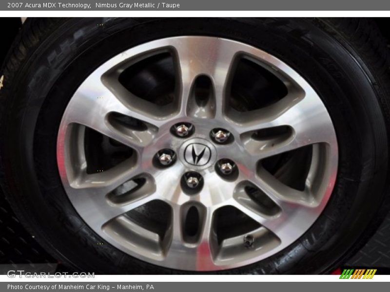 Nimbus Gray Metallic / Taupe 2007 Acura MDX Technology