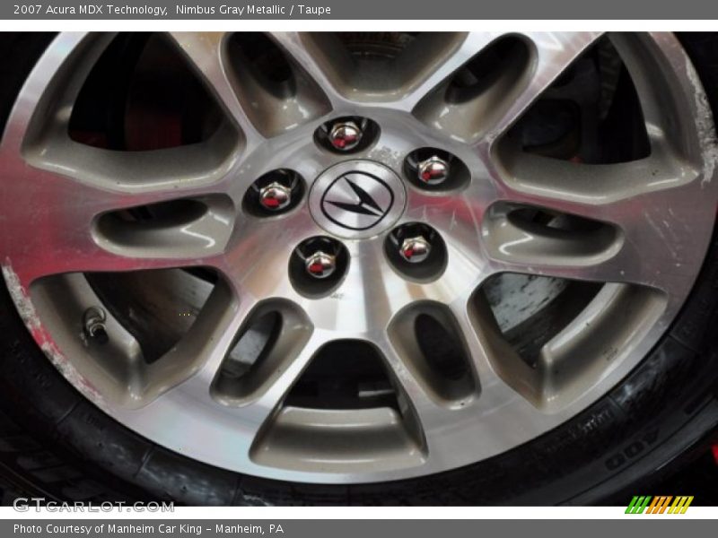 Nimbus Gray Metallic / Taupe 2007 Acura MDX Technology