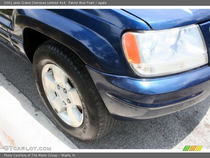 Patriot Blue Pearl / Agate 2001 Jeep Grand Cherokee Limited 4x4