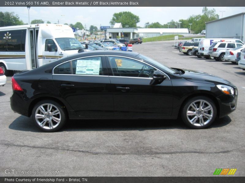  2012 S60 T6 AWD Ember Black Metallic