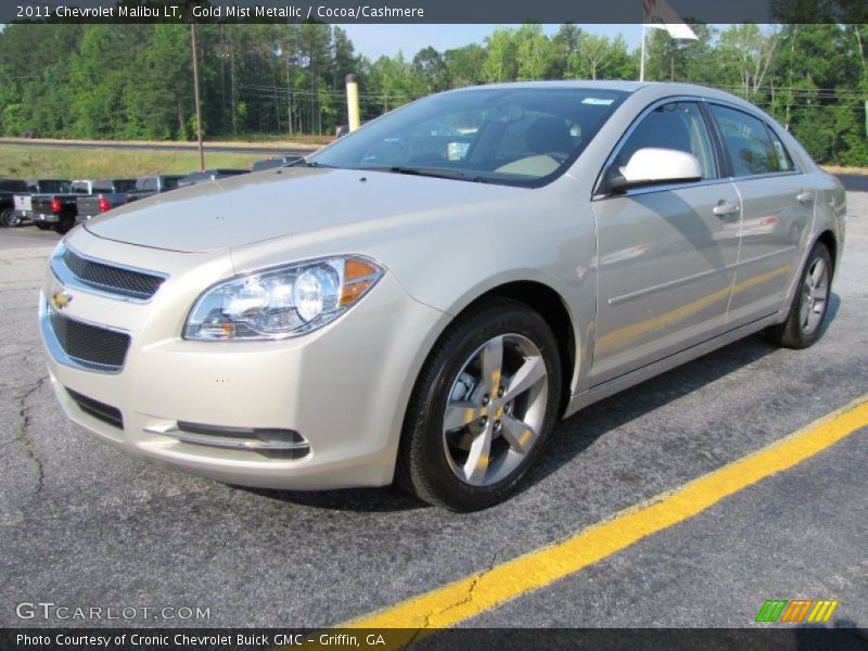 Gold Mist Metallic / Cocoa/Cashmere 2011 Chevrolet Malibu LT