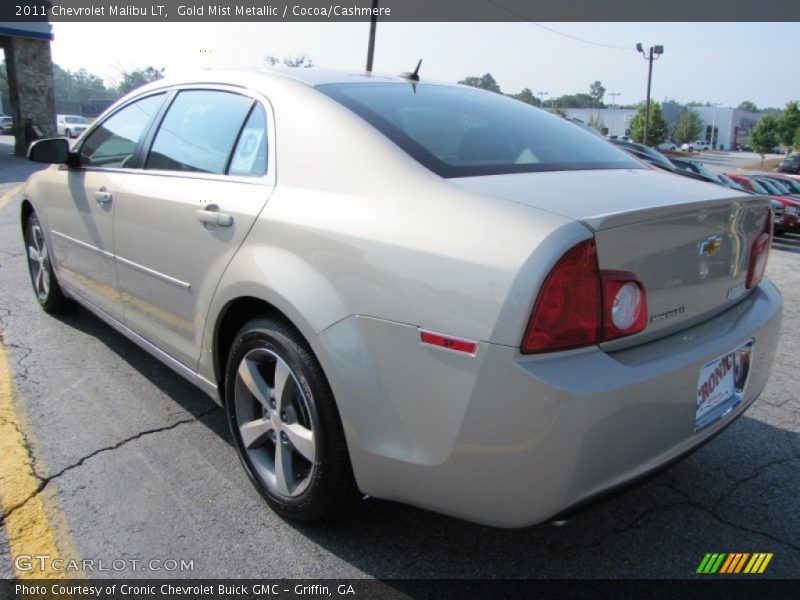 Gold Mist Metallic / Cocoa/Cashmere 2011 Chevrolet Malibu LT