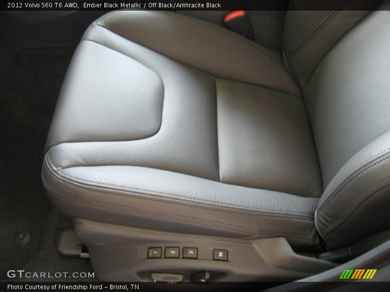 Ember Black Metallic / Off Black/Anthracite Black 2012 Volvo S60 T6 AWD