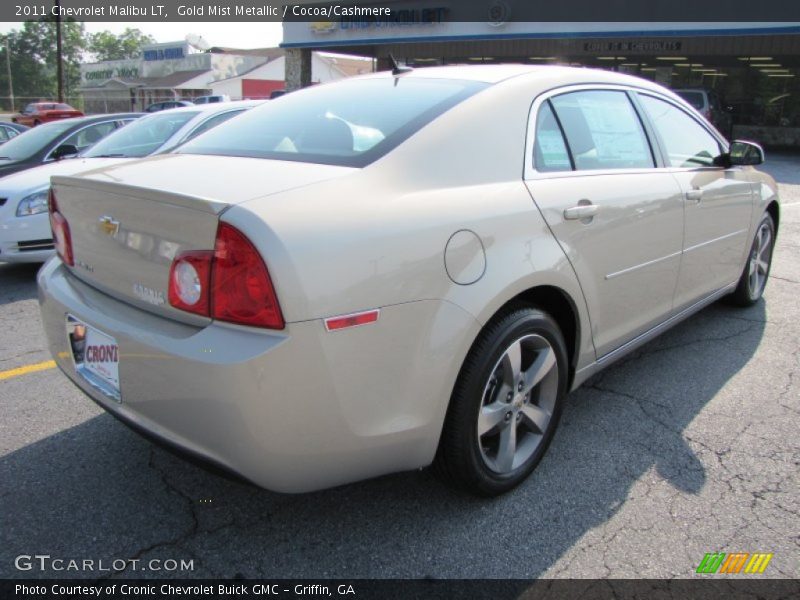 Gold Mist Metallic / Cocoa/Cashmere 2011 Chevrolet Malibu LT