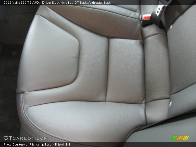  2012 S60 T6 AWD Off Black/Anthracite Black Interior