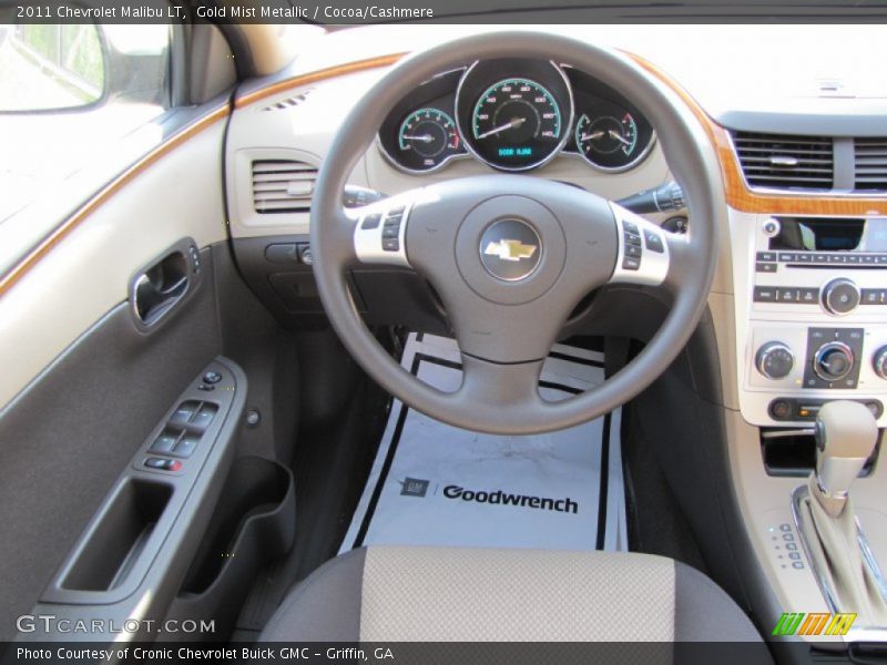 Gold Mist Metallic / Cocoa/Cashmere 2011 Chevrolet Malibu LT