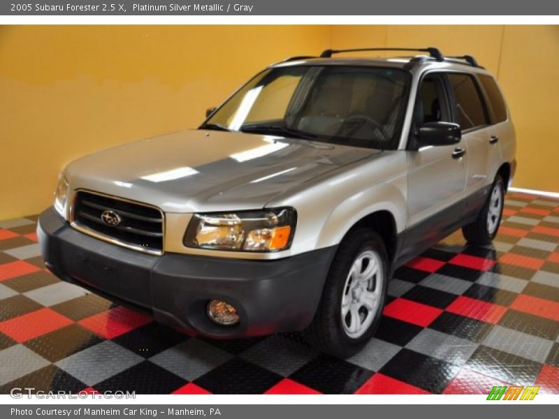 Platinum Silver Metallic / Gray 2005 Subaru Forester 2.5 X