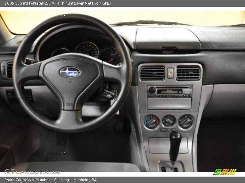 Platinum Silver Metallic / Gray 2005 Subaru Forester 2.5 X
