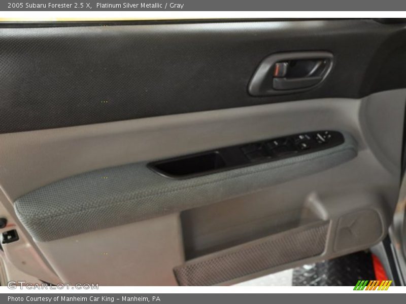 Platinum Silver Metallic / Gray 2005 Subaru Forester 2.5 X