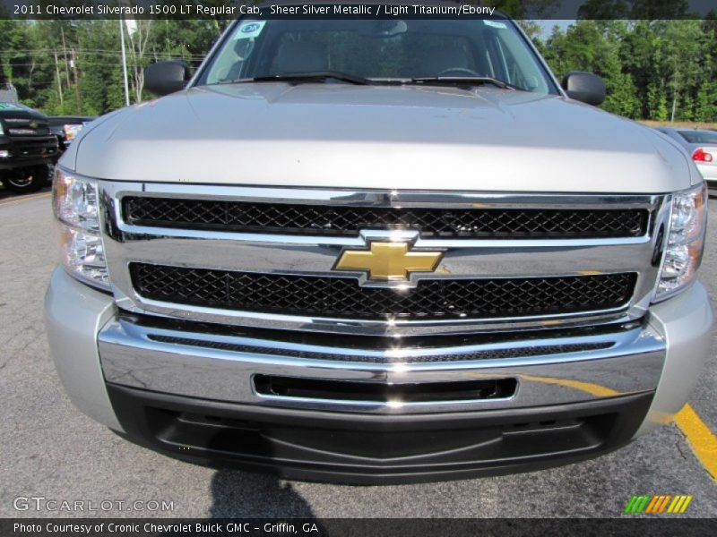 Sheer Silver Metallic / Light Titanium/Ebony 2011 Chevrolet Silverado 1500 LT Regular Cab