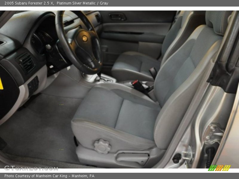 Platinum Silver Metallic / Gray 2005 Subaru Forester 2.5 X