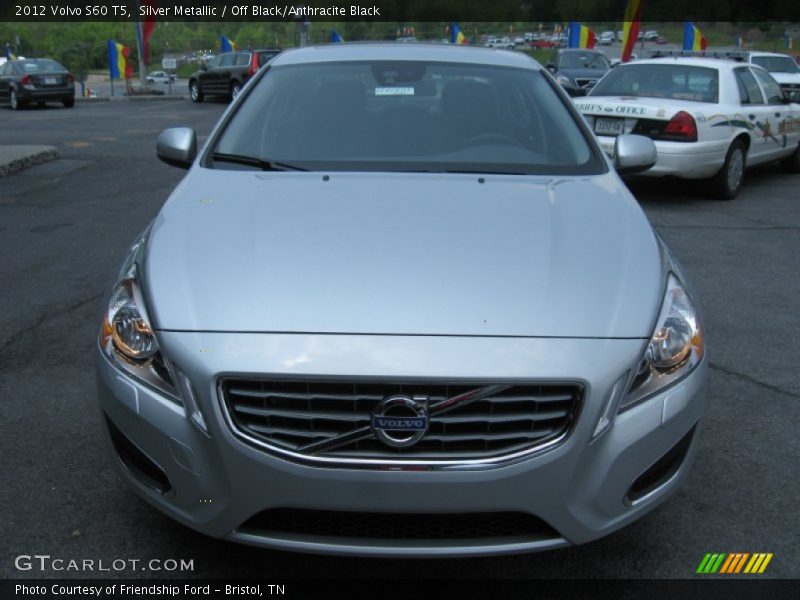 Silver Metallic / Off Black/Anthracite Black 2012 Volvo S60 T5