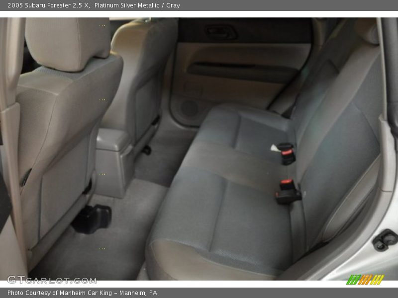 Platinum Silver Metallic / Gray 2005 Subaru Forester 2.5 X