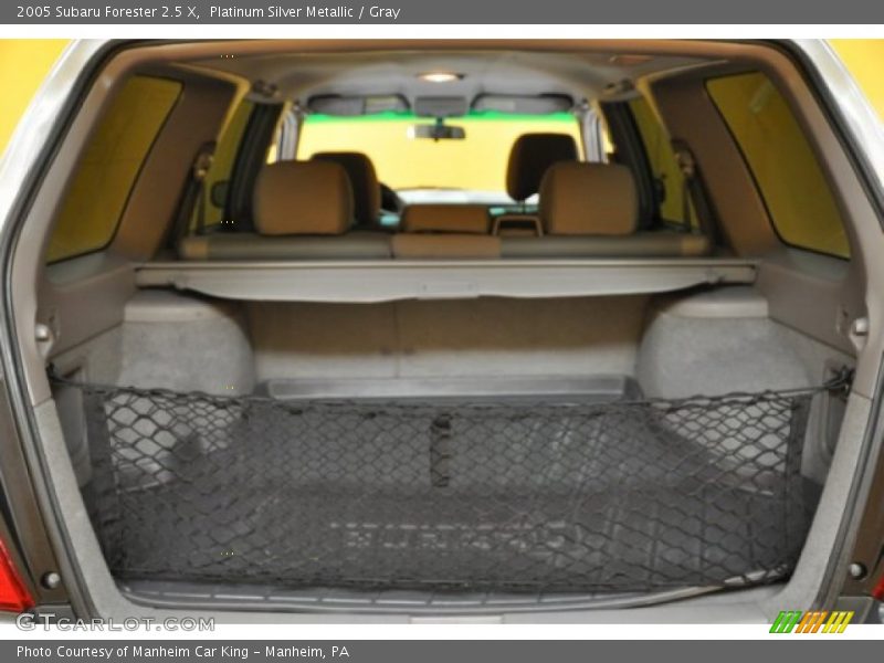Platinum Silver Metallic / Gray 2005 Subaru Forester 2.5 X