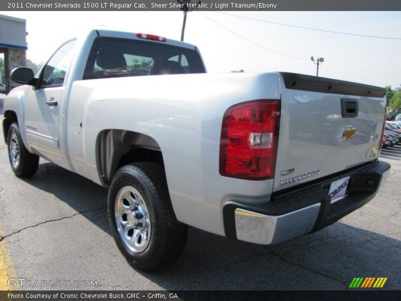 Sheer Silver Metallic / Light Titanium/Ebony 2011 Chevrolet Silverado 1500 LT Regular Cab