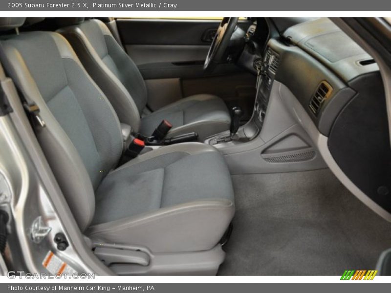 Platinum Silver Metallic / Gray 2005 Subaru Forester 2.5 X