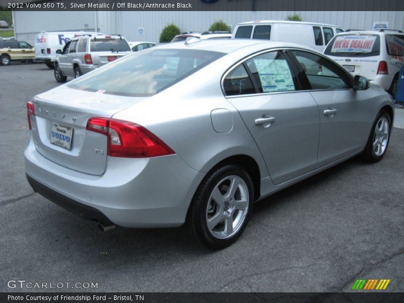Silver Metallic / Off Black/Anthracite Black 2012 Volvo S60 T5