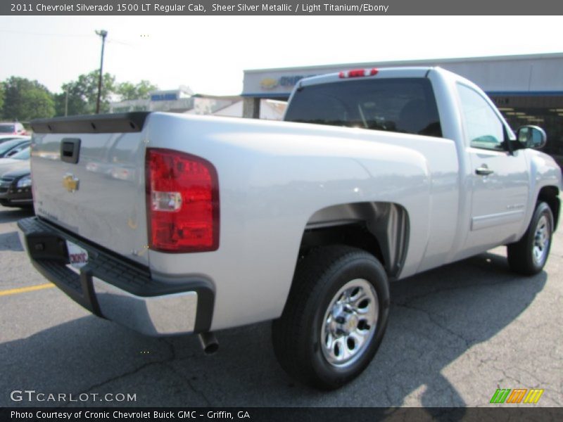 Sheer Silver Metallic / Light Titanium/Ebony 2011 Chevrolet Silverado 1500 LT Regular Cab