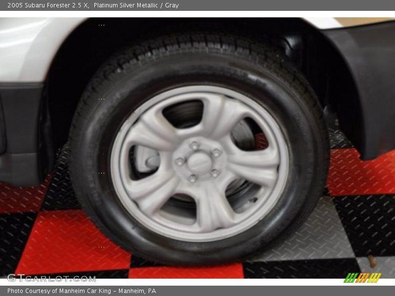 Platinum Silver Metallic / Gray 2005 Subaru Forester 2.5 X