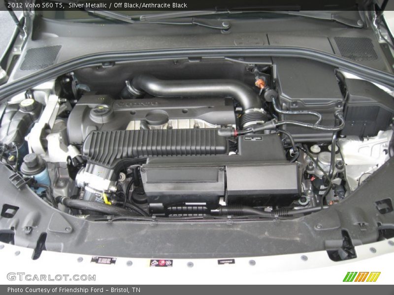 Silver Metallic / Off Black/Anthracite Black 2012 Volvo S60 T5