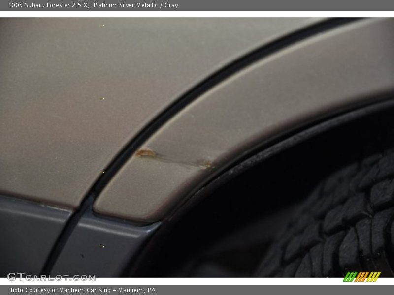 Platinum Silver Metallic / Gray 2005 Subaru Forester 2.5 X