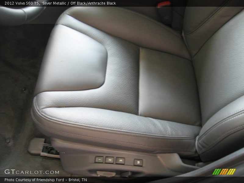 Silver Metallic / Off Black/Anthracite Black 2012 Volvo S60 T5