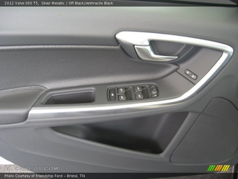 Silver Metallic / Off Black/Anthracite Black 2012 Volvo S60 T5