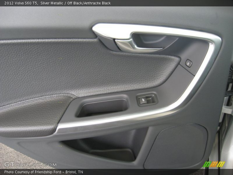 Silver Metallic / Off Black/Anthracite Black 2012 Volvo S60 T5