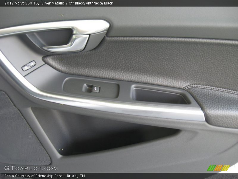 Silver Metallic / Off Black/Anthracite Black 2012 Volvo S60 T5