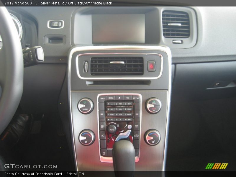 Silver Metallic / Off Black/Anthracite Black 2012 Volvo S60 T5