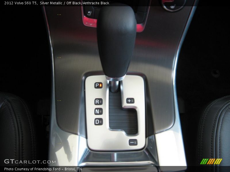 Silver Metallic / Off Black/Anthracite Black 2012 Volvo S60 T5
