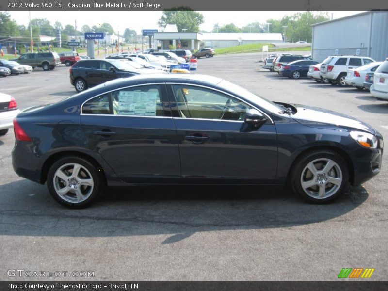 Caspian Blue Metallic / Soft Beige 2012 Volvo S60 T5
