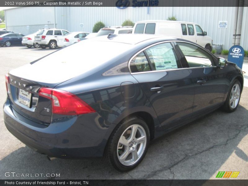 Caspian Blue Metallic / Soft Beige 2012 Volvo S60 T5