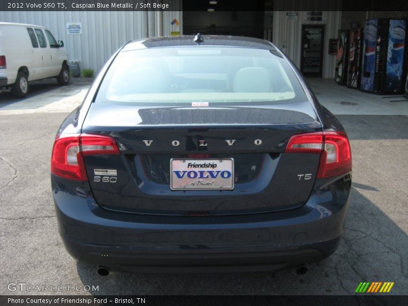 Caspian Blue Metallic / Soft Beige 2012 Volvo S60 T5