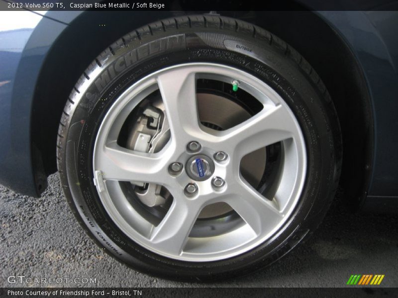 Caspian Blue Metallic / Soft Beige 2012 Volvo S60 T5