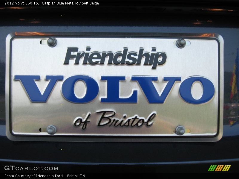 Caspian Blue Metallic / Soft Beige 2012 Volvo S60 T5