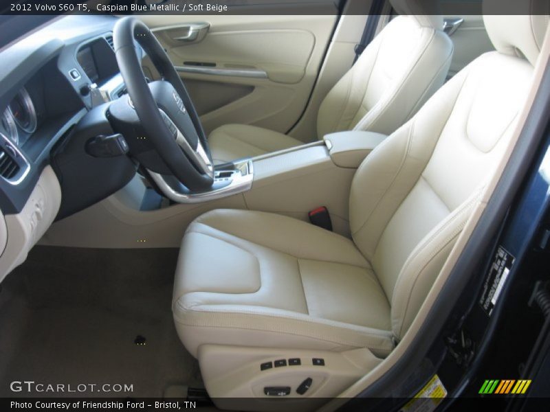 Caspian Blue Metallic / Soft Beige 2012 Volvo S60 T5