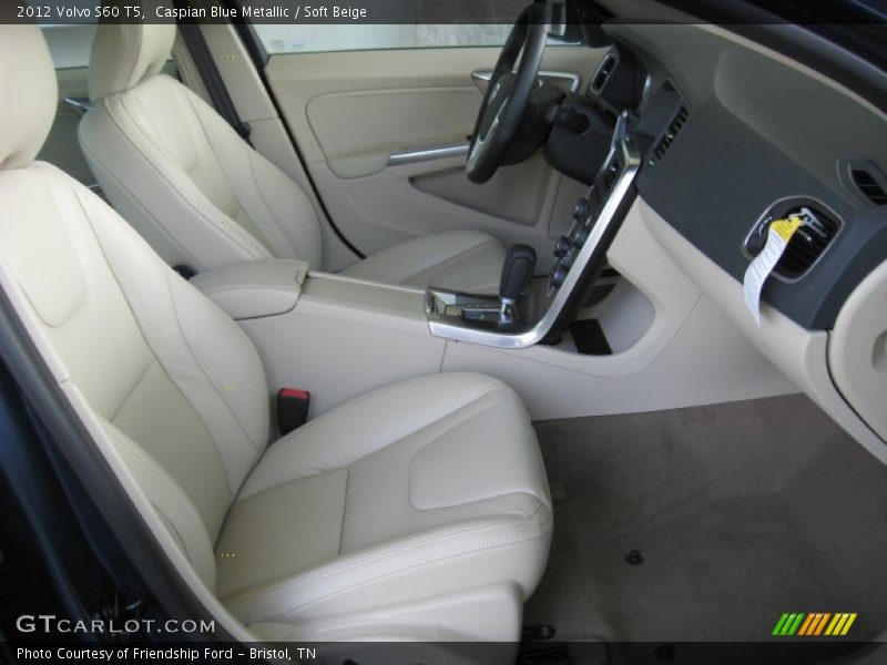 Caspian Blue Metallic / Soft Beige 2012 Volvo S60 T5