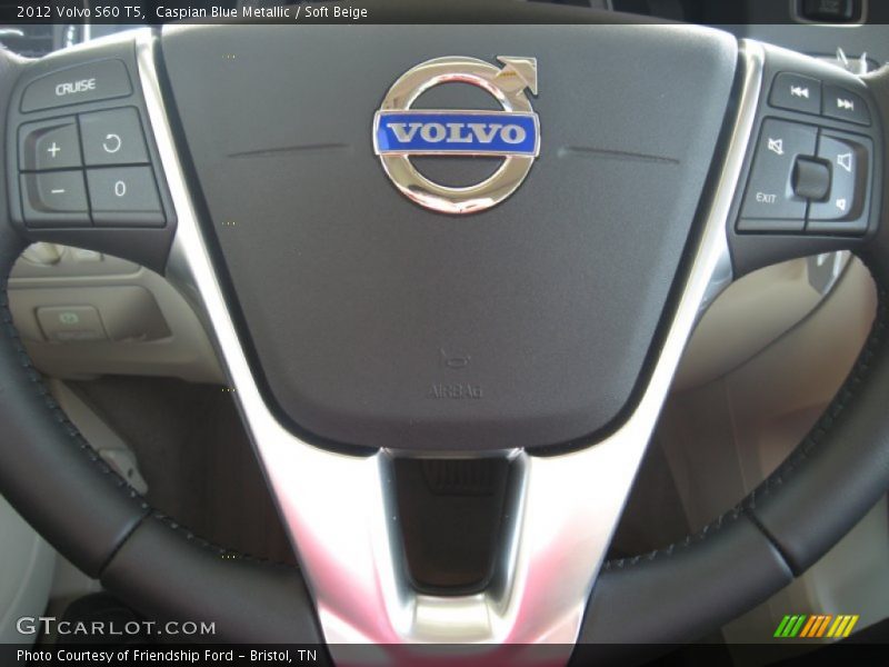 Caspian Blue Metallic / Soft Beige 2012 Volvo S60 T5