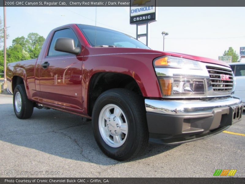 Cherry Red Metallic / Dark Pewter 2006 GMC Canyon SL Regular Cab