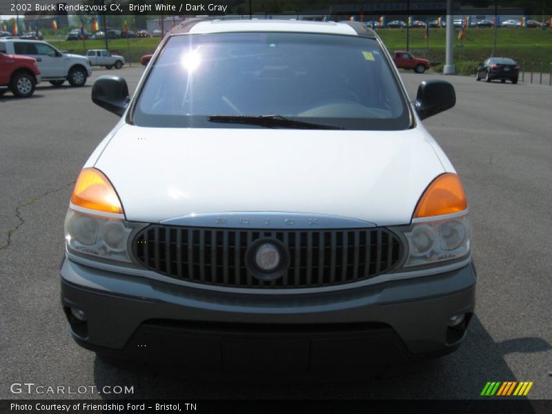 Bright White / Dark Gray 2002 Buick Rendezvous CX
