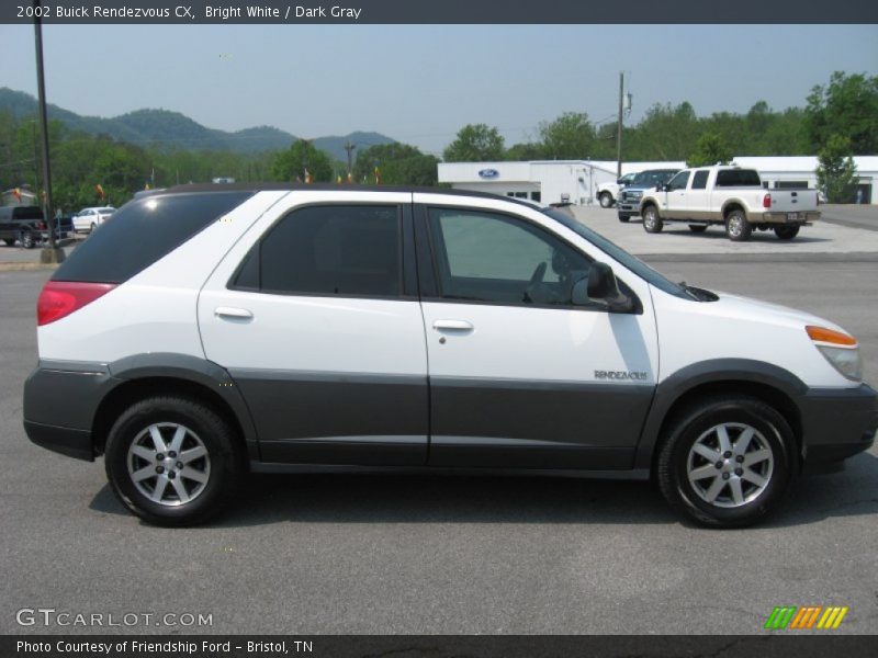 Bright White / Dark Gray 2002 Buick Rendezvous CX